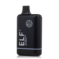 Black elf vpr 7000 ultra vape pen with matte finish silver branding featuring apple black ice flavor