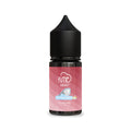 Pink labeled 30ml fume e-liquid salt nicotine bottle with black cap and cotton candy flavor branding