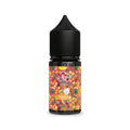 A vibrant tropical punch flavored fume e-liquid salt nicotine bottle with a black cap and colorful fruit label 30 ml