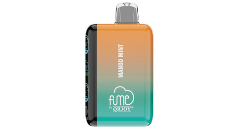 Fume Eternity Zero sleek vape device with gradient orange to teal finish and black edges for smooth vaping experience