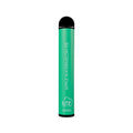 A sleek mint green fume extra disposable vape pen with black cap and base offering 1500 puffs