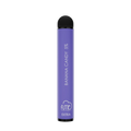Purple fume extra disposable vape pen with black cap and banana candy 5 percent flavor for 1500 puffs use