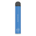 Blue fume extra 1500 puffs disposable vape pen with black cap and silver base featuring sleek design
