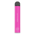 A vibrant pink fume extra disposable vape pen with black cap silver base labeled bubblegum 5 percent 1500 puffs