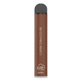 Brown fume extra coffee tobacco vape pen with black cap and silver text offering 1500 puffs disposable vape device