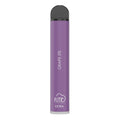 Purple fume extra disposable vape pen with black cap featuring grape 5 percent flavor and 1500 puffs use-case