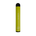 Vibrant lime green fume extra 1500 puffs disposable vape pen with black caps and white branding