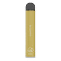 Fume Extra 1500 puffs mango 5% nicotine disposable vape pen in matte gold finish with black cap and silver base