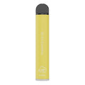 Yellow pineapple ice flavored fume extra 1500 puffs disposable vape pen with black cap and silver base