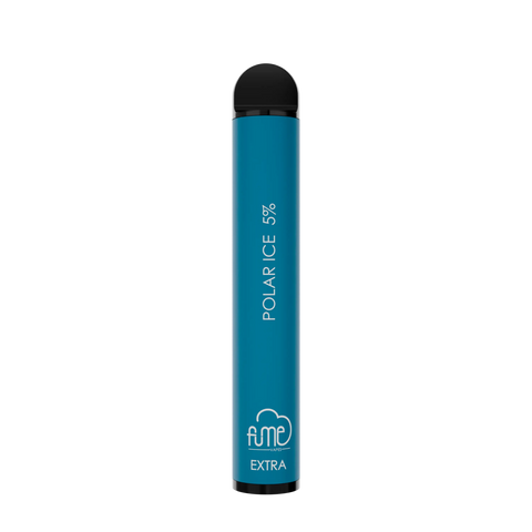 Teal fume extra 1500 puffs disposable vape pen with black cap in polar ice 5% flavor for smooth vaping experience