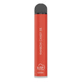 Red fume extra 1500 puffs disposable vape pen with rainbow candy 5 percent flavor text and black cap