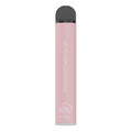 Pink fume extra disposable vape pen with black cap silver base strawberry banana 5 percent for 1500 puffs use