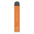 Fume Extra 1500 Puffs orange disposable vape pen with black cap silver base labeled tangerine ice 5 percent
