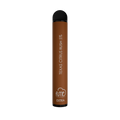 Brown texas citrus rush fume extra 1500 puffs disposable vape pen with black caps and 5% nicotine