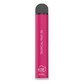 A vibrant pink fume extra disposable vape pen with black cap and tropical fruit 5 percent flavor for 1500 puffs
