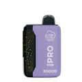 Purple and black qrjoy pro vape device fume pro zero with glowing constellation pattern on the side
