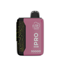 Pink and black qrjoy pro vape device fume pro zero with glowing green constellation pattern on the side