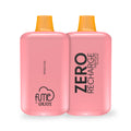 Pink fume by qrijoy zero recharge vape pod with yellow cap and black flavor text from fume recharge zero 5000 puffs