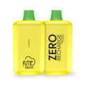 Vibrant yellow fume recharge zero 5000 puffs vape pen by qrjoy with green cap and sleek rectangular design