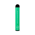 Green apple watermelon fume ultra 2500 puffs disposable vape pen with black caps and 5 percent nicotine