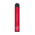 Red fume ultra disposable vape pen with black cap and double apple 5 percent flavor for 2500 puffs use