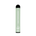 A sleek mint-green fume ultra disposable vape pen with black cap and white branding offering 2500 puffs