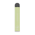 Light green fume ultra 2500 puffs disposable vape pen with black cap silver base ice matcha 5% flavor text visible