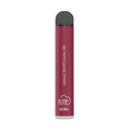 A sleek maroon fume ultra vape pen with black cap and silver base offering 2500 puffs for extended use
