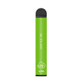 Fume ultra 2500 puffs bright green mint ice 5% disposable vape pen with black cap and base
