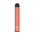 A sleek peach-colored fume ultra disposable vape pen with black cap and minimalist white branding for 2500 puffs