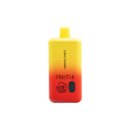 Vibrant yellow to red gradient disposable vape pen fume x fruitia 8000 puffs hawaii punch flavor by qijoy