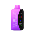 Purple and black get elfed up black ice 1800 puff vape pen with sleek modern design for smooth vaping experience