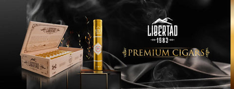Golden liberty 1983 elite cigar in a luxurious presentation box.