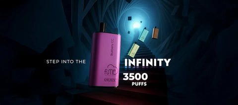 Pink fume orjoy infinity vape pen with 3500 puffs.