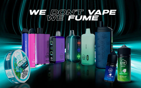 A sleek, modern vape device with a glowing digital display and vibrant purple casing.
