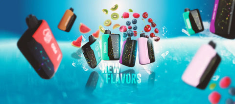 A sleek, rectangular vape pen with a vibrant red and black body.