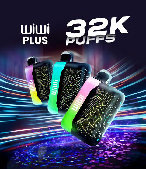 Wiwi Plus 32000 Puffs 5% Nicotine Smooth Vape Wiwi Plus 32000 Puffs 5% Nicotine Smooth Vape