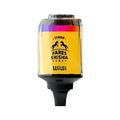 Yellow and black wiwi fares shisha tobacco cartridge with colorful rainbow band for hookah smoking use