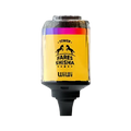 Yellow and black wiwi fares shisha tower tobacco cartridge with colorful rainbow band for smooth smoking experience