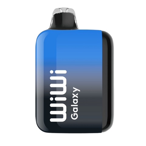Wiwi Galaxy 18K blue and black gradient wi-fi galaxy vape device with white branding and sleek design